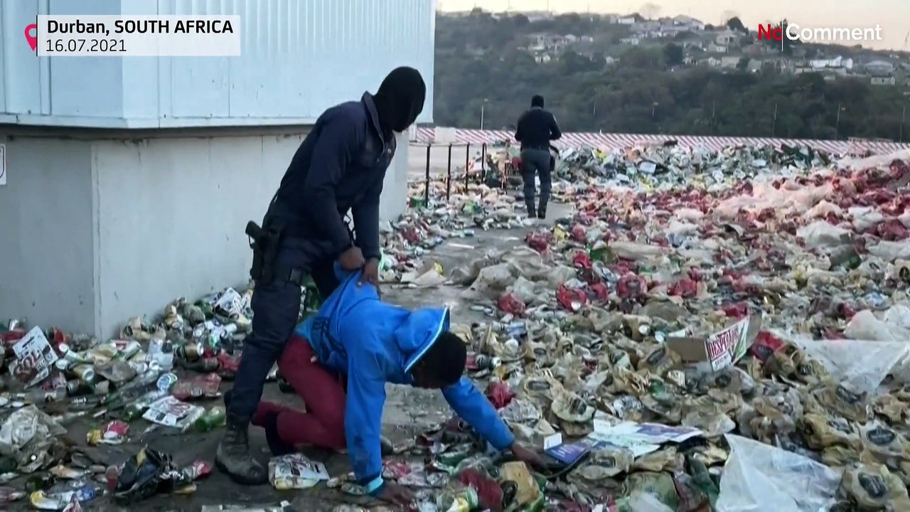 Jagdszenen in durban: mit gummigeschossen gegen plünderer