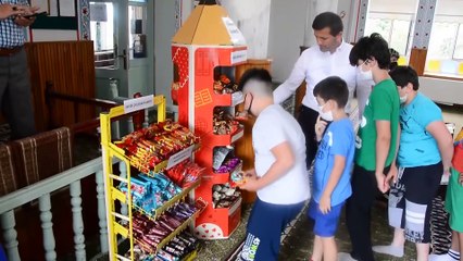 KASTAMONU -  Kur'an kursuna giden çocuklar için ücretsiz 'Cami Market' açıldı