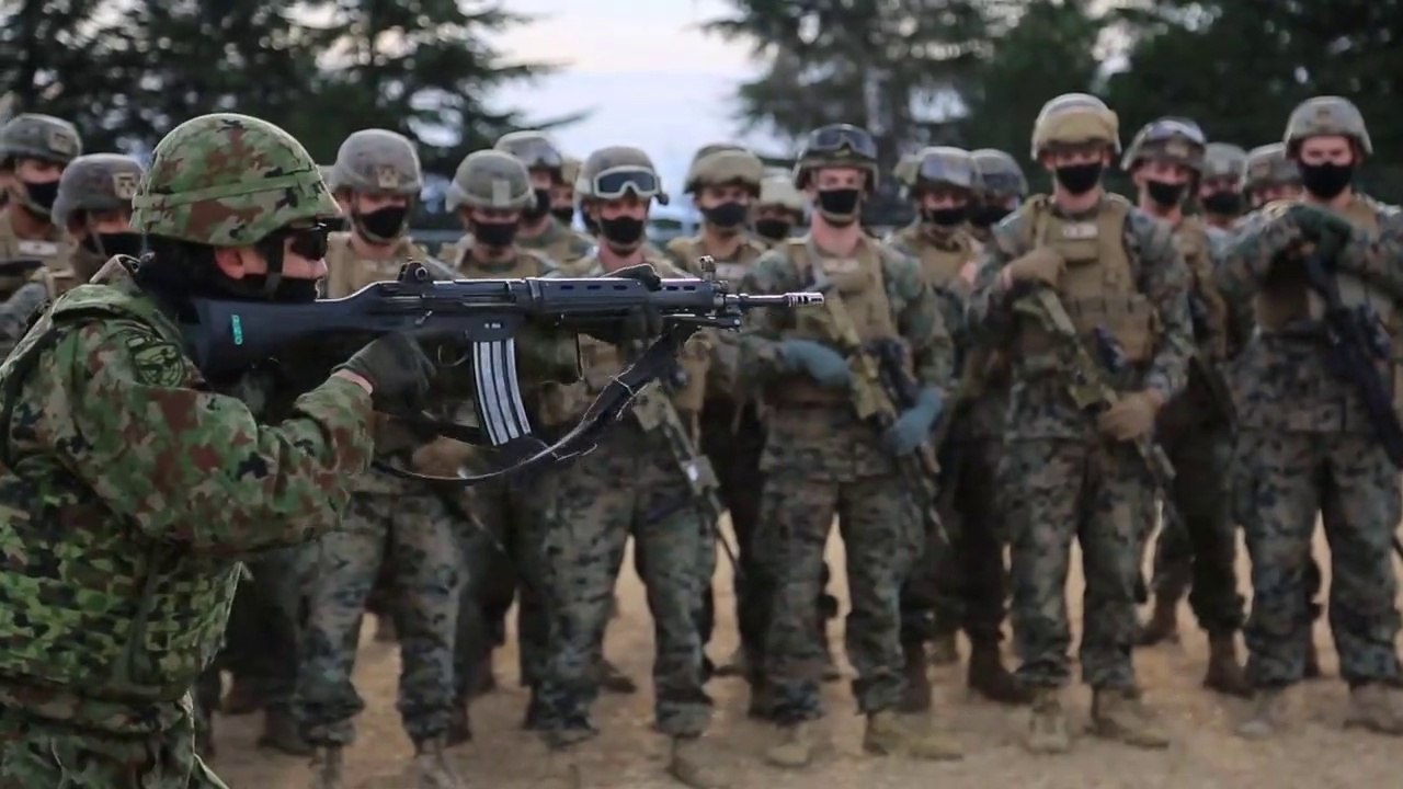 U.S & Japanese Troops • Exchange Hand Combat Fighting Techniques