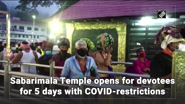 Sabarimala Temple opens for devotees for 5 days with Covid-restrictions