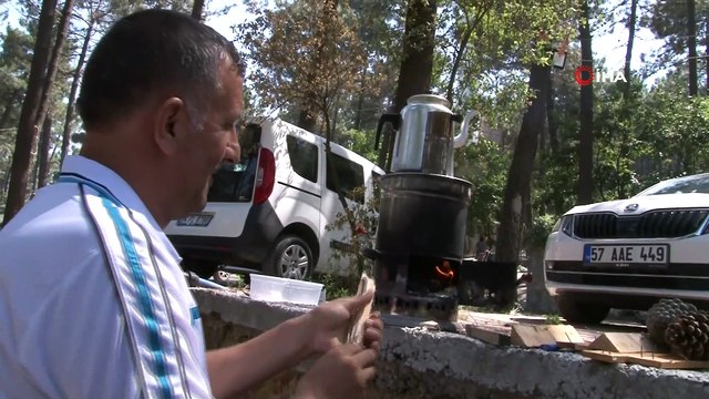 Bayram tatilini İstanbul’da geçiren vatandaşlar Aydos Ormanı’na akın etti
