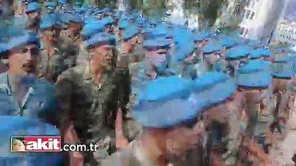 TSK'da bir ilk! Askerler yemin törenine Mehter marşı ile hazırlandı