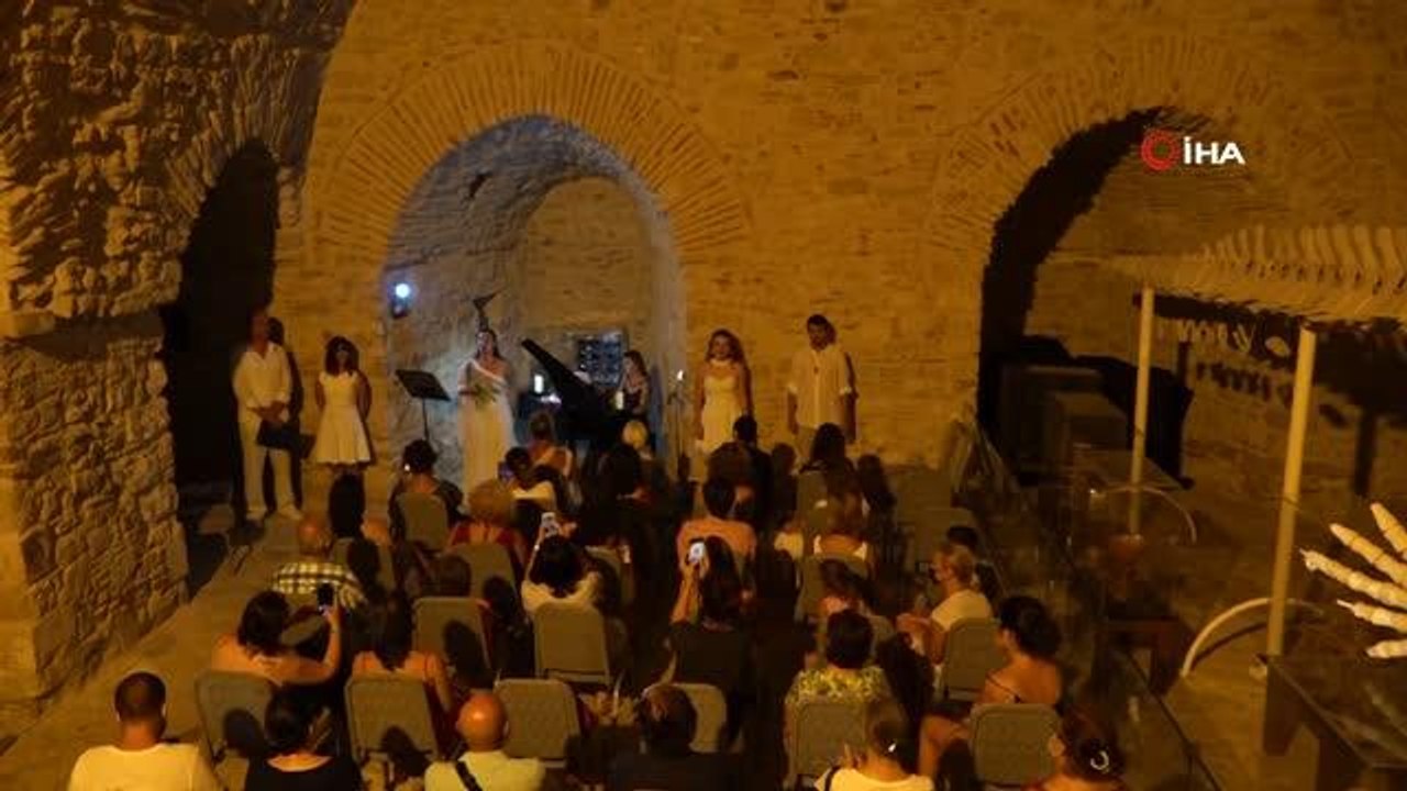 Güvercinada'nın muhteşem atmosferinde şan konseri