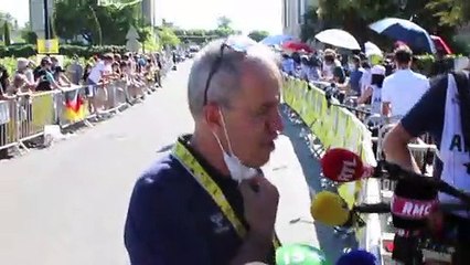 Tour de France 2021 - Vincent Lavenu : "Ben O'Connor, 4e du Tour... j'ai le sourire sous le masque"