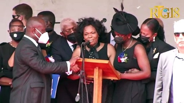 Marielle Moïse, sè Prezidan Jovenel Moïse mande jistis pou frè l.