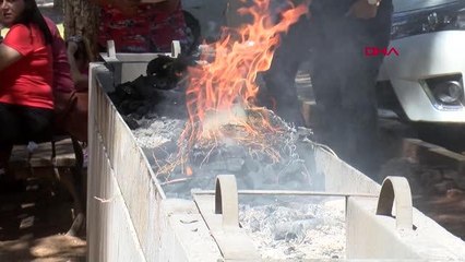 GAZİANTEP'TEKİ MESİRE ALANLARINDA YOĞUNLUK
