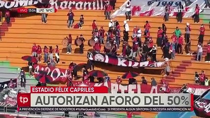 Autorizan el 50% de aforo en el estadio Félix Capriles con la presentación de su certificado de vacunación
