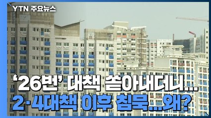 '26번' 대책 쏟아내던 정부...침묵하는 이유는? / YTN
