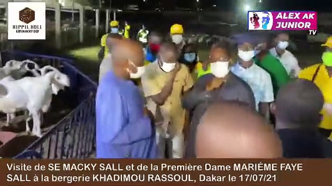 Visite du Président de la République SEM Macky SALL et de la Première Dame Maréme FAYE SALL à la Bergerie Khadimou Rassoul