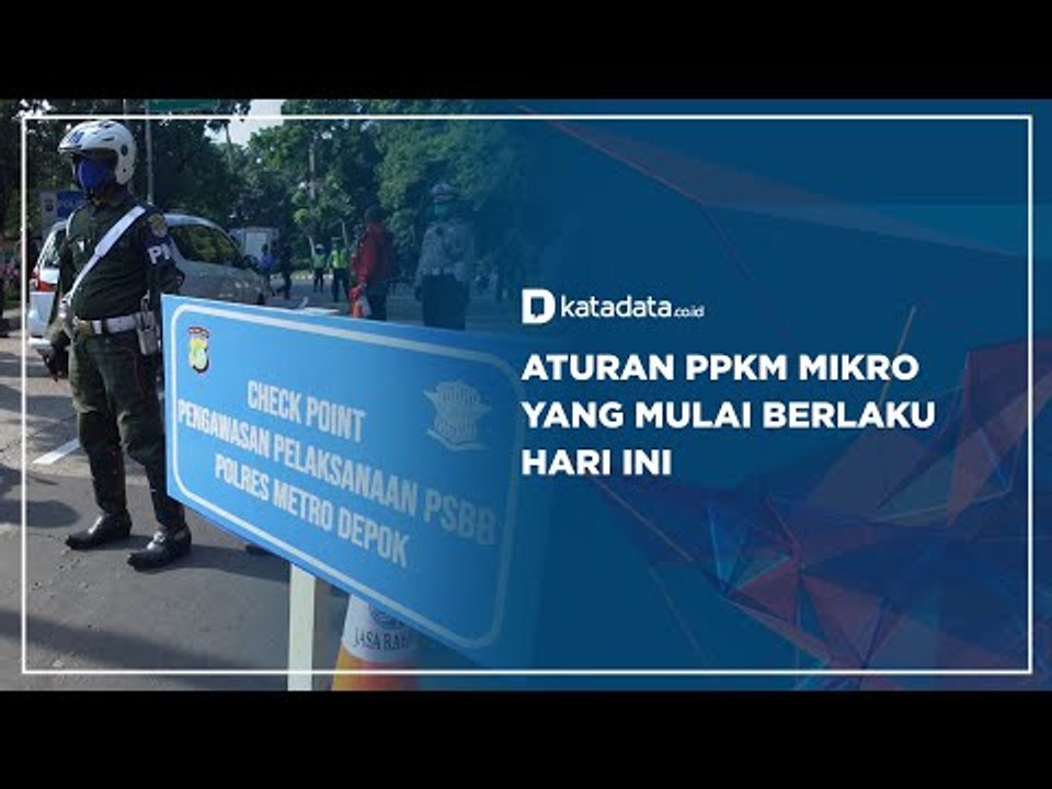 Aturan PPKM Mikro yang Mulai Berlaku Hari Ini | Katadata Indonesia