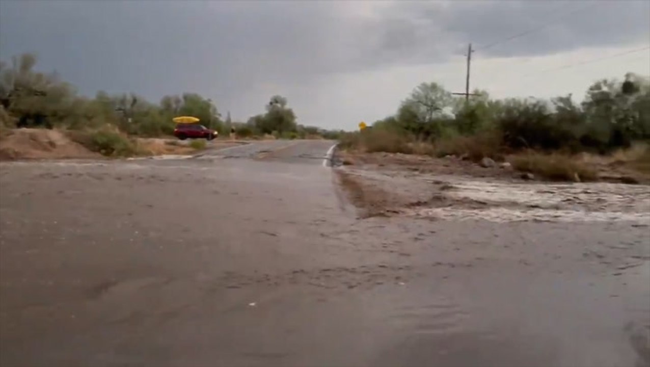 Much-needed rain comes in excess to Arizona