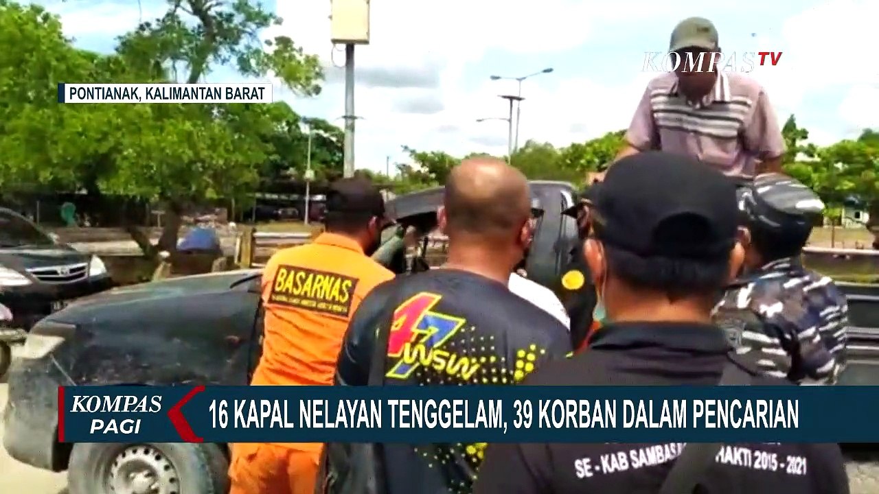 Belasan Kapal Nelayan Tenggelam Diterjang Gelombang Tinggi, Pencarian Korban Terus Dilakukan