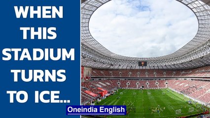 Siberian soccer pitches turn to ice in winter, what happens then? | Oneindia News
