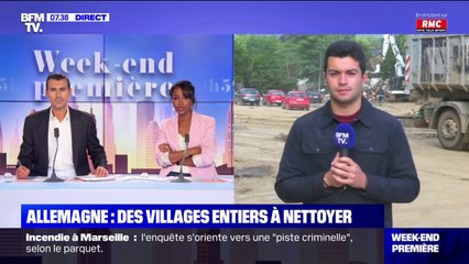 Allemagne: après les intempéries, des villages entiers à nettoyer