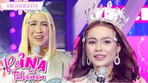 Vice Ganda is impressed with ReiNanay Leona's answer | It's Showtime Reina Ng Tahanan