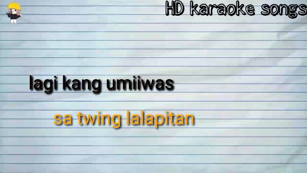 Ba't di mo pagbigyan | king | HD karaoke