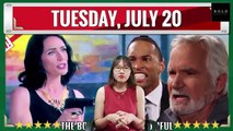 CBS The Bold and the Beautiful Spoilers Tuesday, July 20 - B&B 7-20-2021