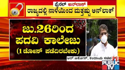 Degree Colleges In Karnataka To Reopen From July 26