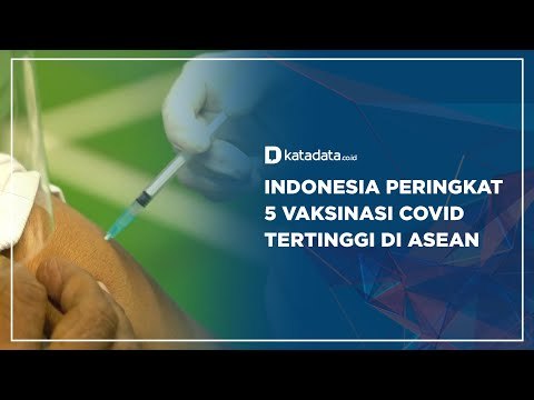 Indonesia Peringkat 5 Vaksinasi Covid Tertinggi di ASEAN | Katadata Indonesia