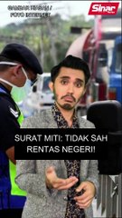 Surat MITI: Tidak sah rentas negeri!