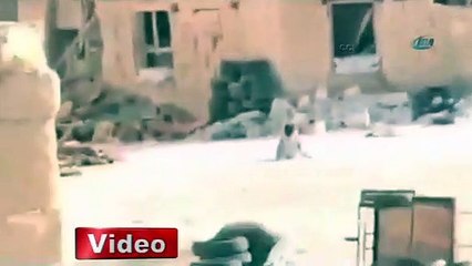 Kahraman çocuk esad askerlerinden kız kardeşini böyle kurtardı