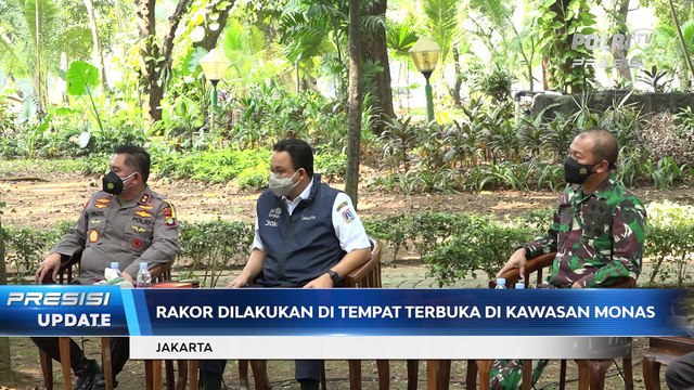 Kapolda Metro Jaya Bersama Forkopimda DKI Jakarta Rakor Bahas Evaluasi Pemberlakuan PPKM Darurat