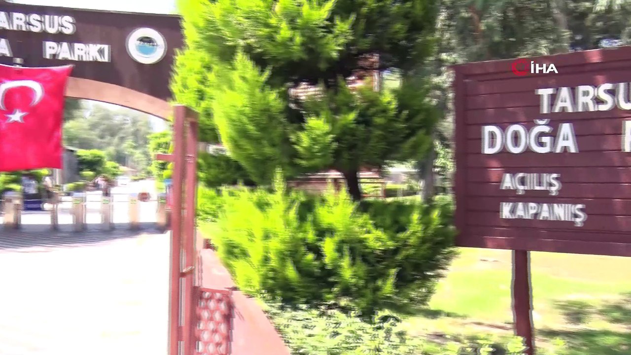 Tarsus Doğa Parkı'nın sakinleri buzlu meyve sebze kokteyli ile serinliyor