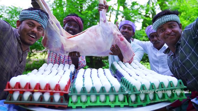 MUTTON SCRAMBLED EGG Biggest Scrambled Egg Cooking with Mutton Keema