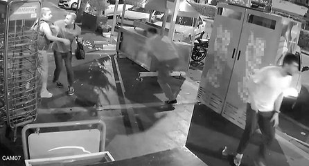 Restoranda dehşet anları