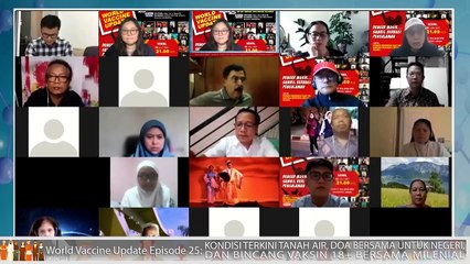 World Vaccine Update Eps 24 : Perkembangan Covid-19 Hingga Doa Bersama Lintas Agama Oleh Para Ibu