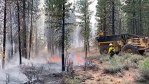 A rekordmeleg után ezúttal erdőtűz van Oregonban
