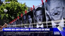 Manifestations des anti-vaccins: des cortèges émaillés de dérapages