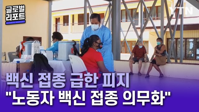 백신 접종 급한 피지 백신 접종 없인 일자리도 없다 / YTN