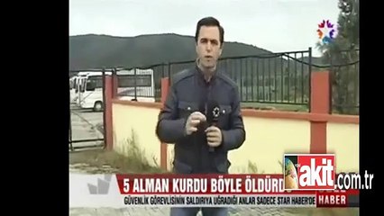 5 Alman kurdu güvenlikçiyi böyle parçaladı