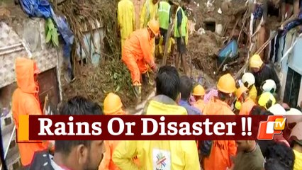 More Than 20 Die After Heavy Rains Trigger Landslide In Mumbai