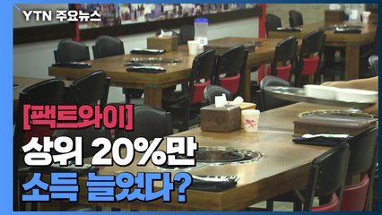 [팩트와이] 상위 20%만 소득 늘었다?...홍남기 '버티기' 무기는? / YTN