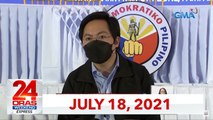 24 Oras Weekend Express: July 18, 2021 [HD]