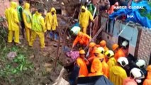 Hindistan'da facia! Toprak kaydı, 25 kişi hayatını kaybetti