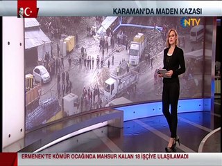 Madendeki su baskını böyle görüntülendi