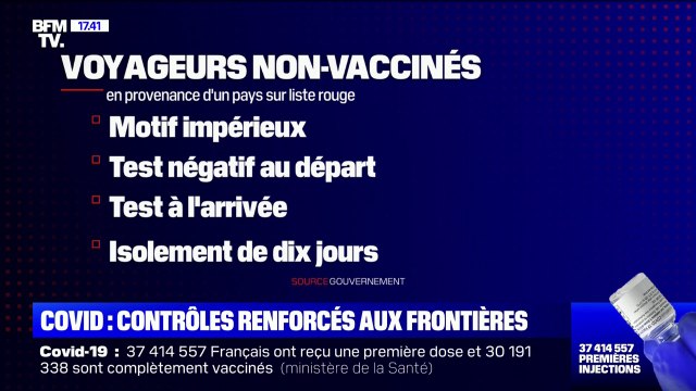 Covid-19: le contrôle aux frontières est renforcé en France depuis ce dimanche
