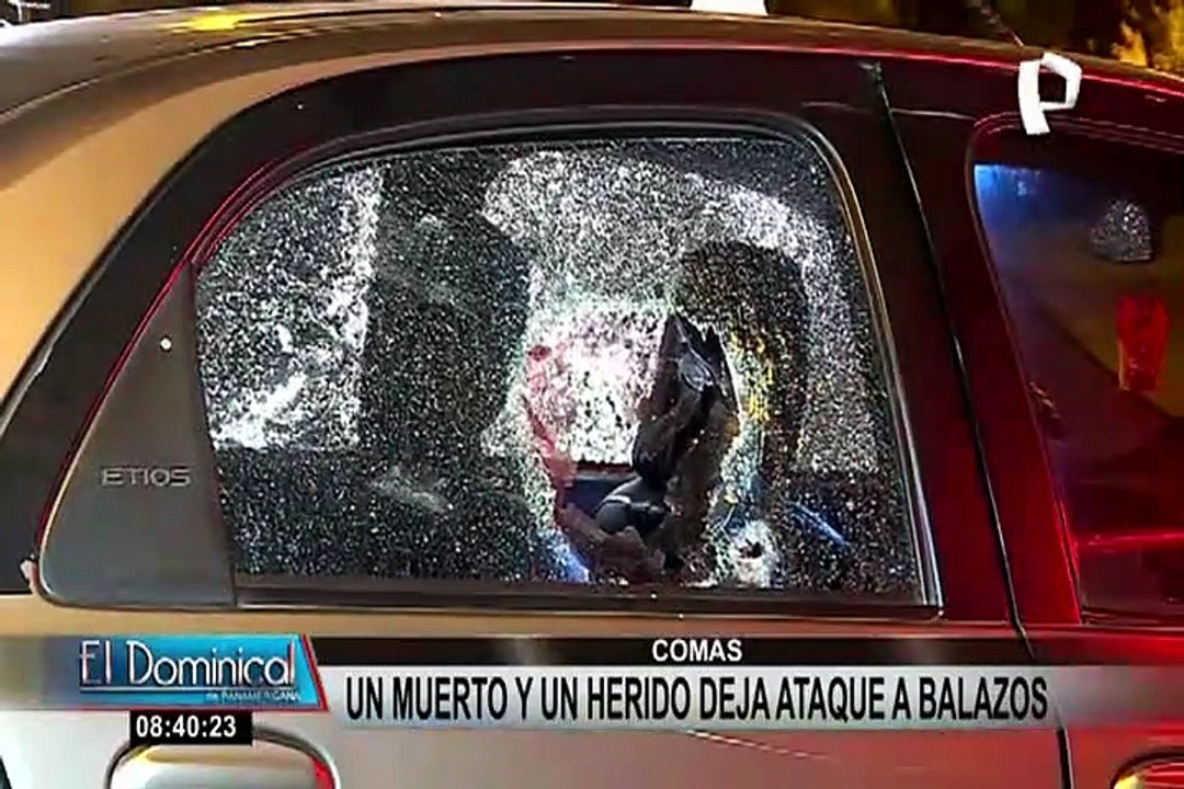 Comas: matan a balazos a extranjero y su acompañante quedó gravemente herido