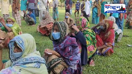 ত্রিশালে স্বেচ্ছাসেবী সংগঠন দারিদ্র বিমোচন সংস্থার  অসহায় হত দরিদ্র গরীবদের মাঝে ঈদ সামগ্রী বিতরন