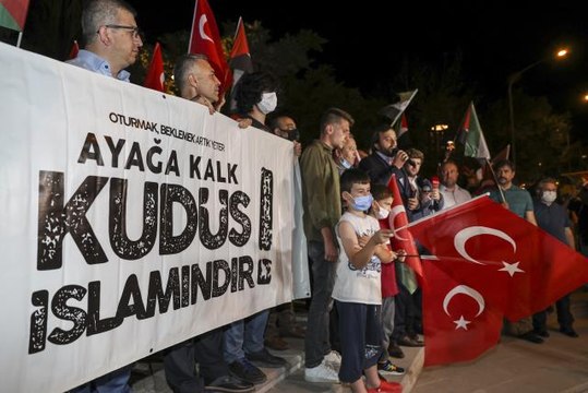 Sivil toplum kuruluşları fanatik Yahudilerin Mescid-i Aksa baskınını protesto etti