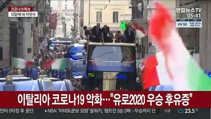 이탈리아 코로나19 악화…"유로 2020 우승 후유증"