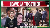 CBS The Bold and the Beautiful Spoilers Quinn and Carter leave Los Angeles together