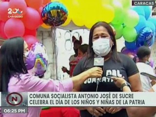 Comuna Socialista Antonio José de Sucre en El Guarataro celebró el Día del Niño
