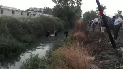 Babasının yanından bir anda kaybolan 2 yaşındaki Ecrin, derede aranıyor