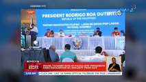 Davao City Mayor Sara Duterte, tiniyak na nagagampanan niya ang kanyang mga tungkulin kahit madalas siyang lumabas ng lungsod | UB