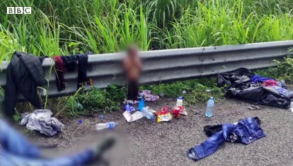 Toddler found alone in Mexico returned home to Honduras