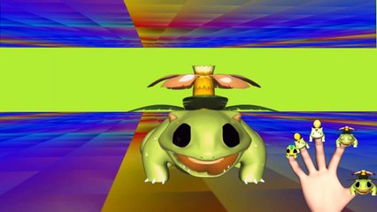 3D Animation Pokemon Finger Family (Bulbasaur, Ivysaur, Venusaur)